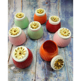 Colorful Hammered Dry Fruit Bowl with Lid (Pot Shape), Return Gifts for Baby Shower, Serving Bowls/Jars for parties